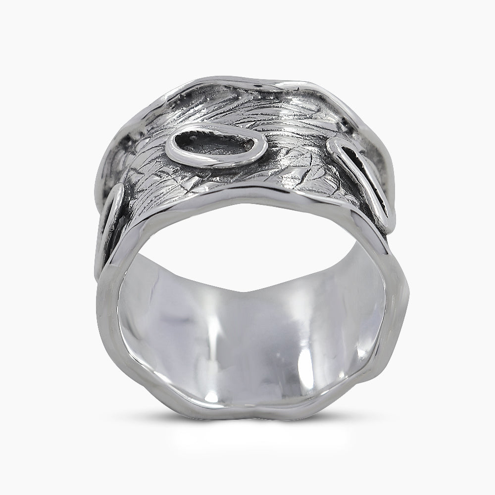 925 Sterling Silver Wide Band Rings