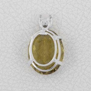 925 Silver Lemon Quartz Pendants