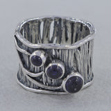 Iolite Ring 925 Sterling Silver Rings