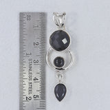 925 Sterling Silver Black Onyx Pendant