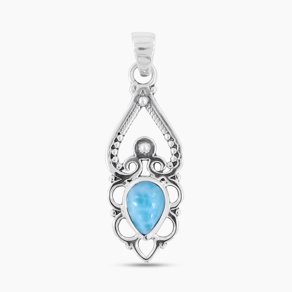 925 Sterling Silver Larimar Pendants