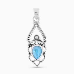 925 Sterling Silver Larimar Pendants