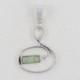 Natural Ethiopian Opal 925 Sterling Silver Handmade Pendant