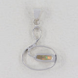 Natural Ethiopian Opal 925 Sterling Silver Handmade Pendant