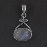 Larimar Gemstone Pendant 925 Sterling Silver