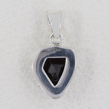 Natural Garnet Cluster 925 Sterling Silver Pendant