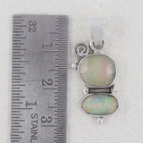 925 Sterling Silver Ethiopian Opal Pendant