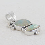 925 Sterling Silver Ethiopian Opal Pendant