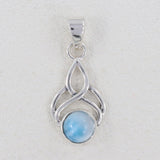 925 Sterling Silver Larimar Pendants