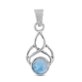 925 Sterling Silver Larimar Pendants