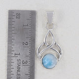 925 Sterling Silver Larimar Pendants