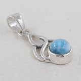 925 Sterling Silver Larimar Pendants