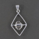 925 Silver Herkimer Diamond Pendant