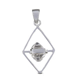 925 Silver Herkimer Diamond Pendant