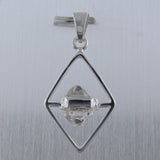 925 Silver Herkimer Diamond Pendant