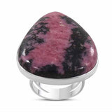 Rhodonite Silver Ring