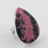 Rhodonite Silver Ring