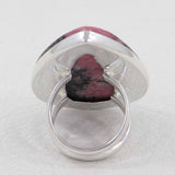 Rhodonite Silver Ring