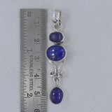 925 Sterling Silver Charoite Pendant