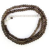 Natural Smoky Quartz Beaded Necklace