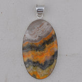 925 Starling Silver Mustered Jasper Pendant