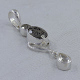 Singing Quartz, Crystal 925 Sterling Silver Pendant