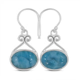 Labradorite Silver Earrings