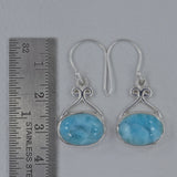 Labradorite Silver Earrings