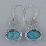 Charoite Silver Earrings