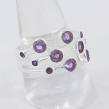 Amethyst Silver Ring