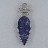 Azurite Malachite Silver Pendant