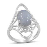 Larimar Silver Ring