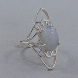 Larimar Silver Ring