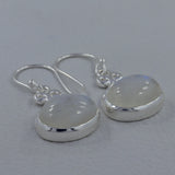 Charoite Silver Earrings