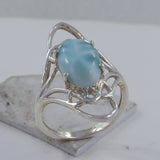 Larimar Silver Ring