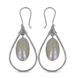 Osmina Mabe Pearl Silver Earrings