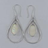 Osmina Mabe Pearl Silver Earrings