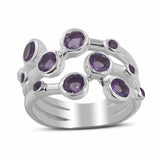 Amethyst Silver Ring