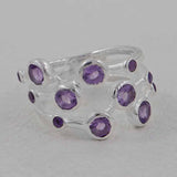 Amethyst Silver Ring