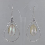 Osmina Mabe Pearl Silver Earrings