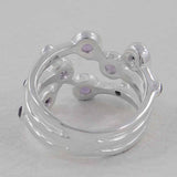 Amethyst Silver Ring