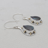 Labradorite Silver Earrings