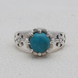 Rainbow Moonstone Silver Ring