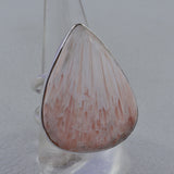 Pink Scolecite Silver Ring