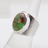Natural Lapis Lazuli Silver Rings