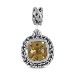 925 Sterling Silver Citrine Pendants