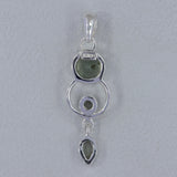 925 Sterling Silver Black Onyx Pendant