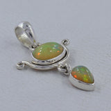 925 Silver Rainbow Moonstone Pendant