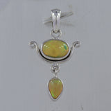 925 Silver Rainbow Moonstone Pendant