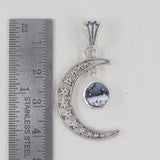 925 Sterling Silver Dendrite opal Pendant